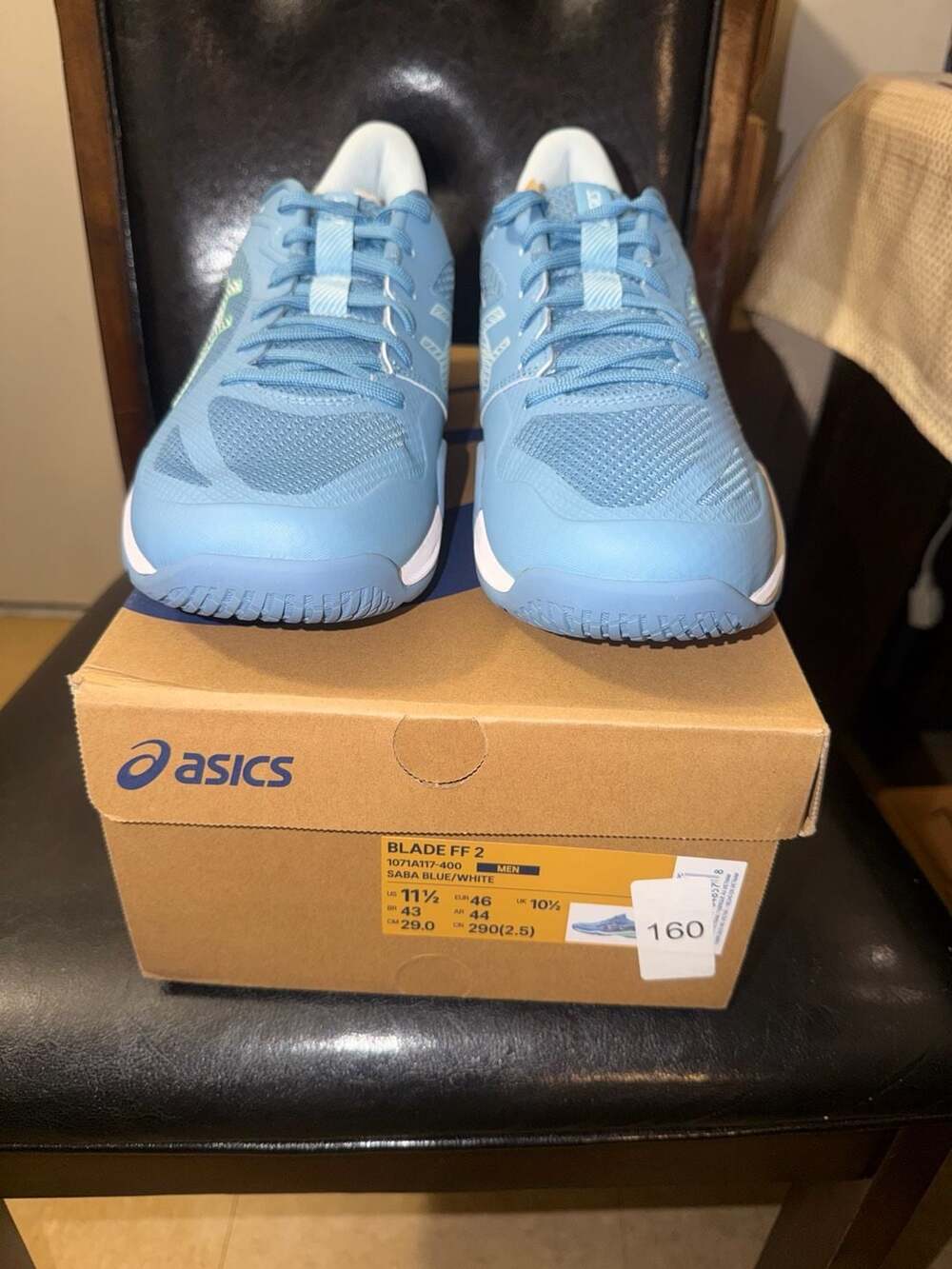 ASICS Blade FF 2 Men's Saba Blue/White Athletic Shoes